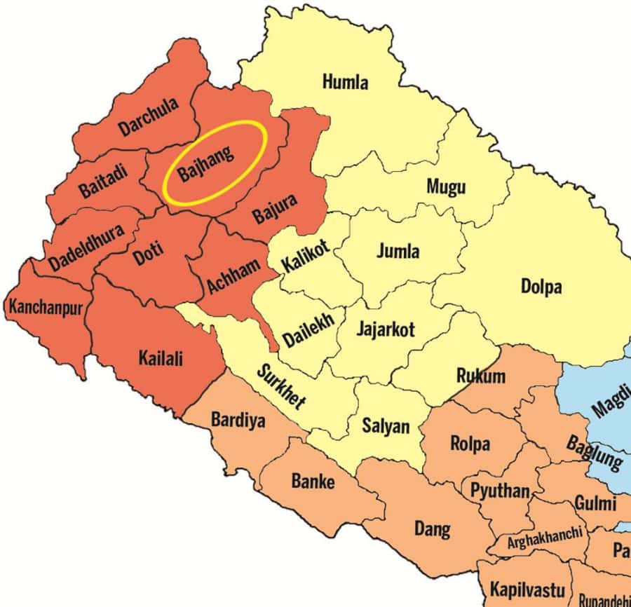 नेपाल में 4.2 तीव्रता का भूकंप, बाझंग जिले में डोली धरी