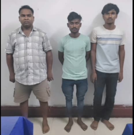 रेलवे फाटक से छेड़छाड़ कर पुरी एक्सप्रेस को रुकवाने वाले तीन आरोपित गिरफ्तार - header image